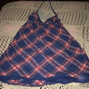Flannel patterned areopostale dress